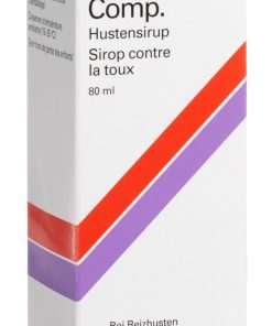 Makatussin codeine combination syrup in 80ml bottle containing dihydrocodeine and diphenhydramine for dry cough